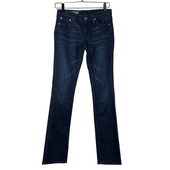 Adriano Goldschmied Women The Ballad Low Rise Slim Bootcut Jeans Dark 26R - Picture 1 of 9